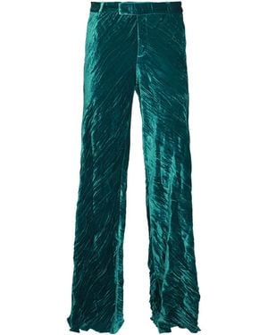 Etro Velvet Pants - Green