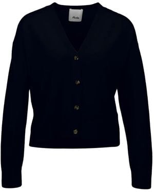 Allude Gebreid Vest Met Knopen - Blauw