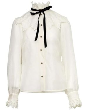 Zimmermann Luna Blouse - White