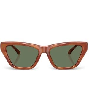 COACH Cdp33 Zonnebril Met Schildpadschild-Design - Groen
