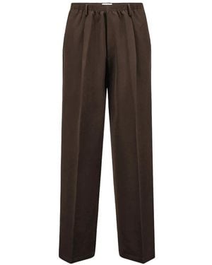 Cellar Door Elasticated Trousers - Brown