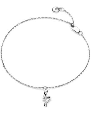 Maria Black Coil Bracelet - White