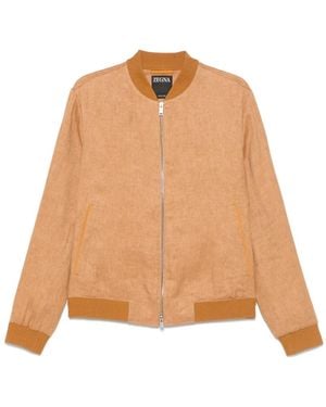 ZEGNA Twill Bomber - Natural