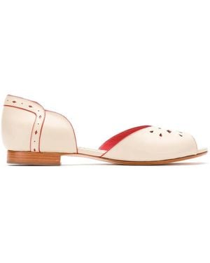 Sarah Chofakian Leather Sandals - Pink