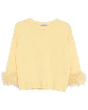 Philo-Sofie Cashmere Ribbed-Hem Sweater - Natural