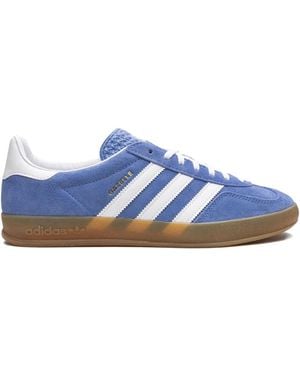 adidas Gazelle 3-Stripes Suede Trainers - Blue