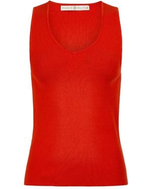 Marie Oliver Miranda Tanktop - Rot