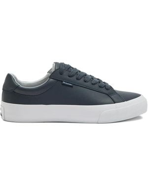 Paul Smith Amos Lace-Up Leather Sneakers - Blue