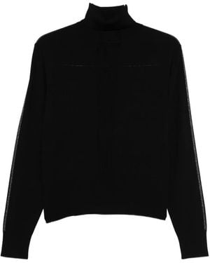 Patrizia Pepe Pullover mit Rollkragen - Schwarz