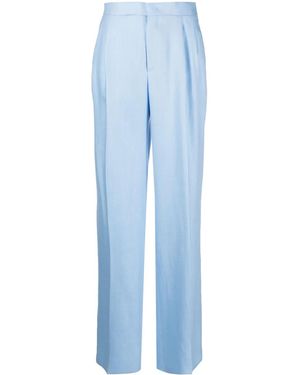Tagliatore High-waisted Pants - Blue