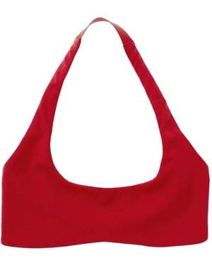 Nike Halterneck Bralette - Red