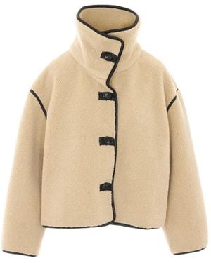 ELEH Contrast-Trim Jacket - Natural