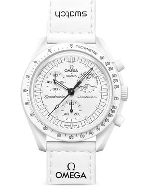 Swatch X Omega Full Moon 42Mm Watch - White