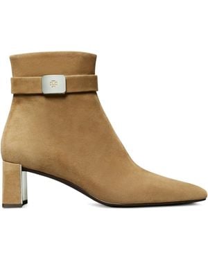 Tory Burch 55Mm Buckle-Detail Boots - Brown