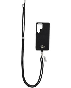 Lacoste Logo-Appliqué Samsung Galaxy S25 Ultra Phone Case - Black