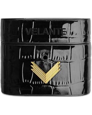 Velante Leather Air Pods Case - Black