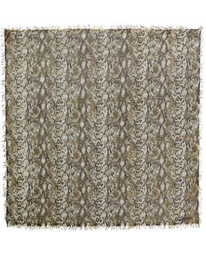 Isabel Marant Fular con estampado de serpiente - Multicolor