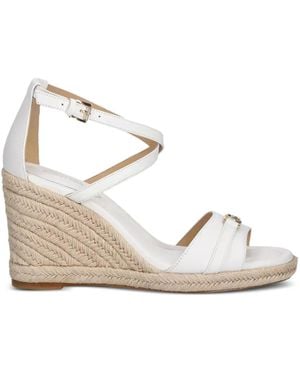 MICHAEL Michael Kors 100Mm Mandy Espadrille Sandals - Natural