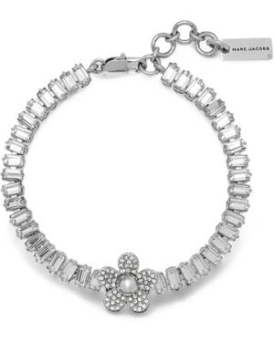 Marc Jacobs Armband Mit Kristallen - Weiß