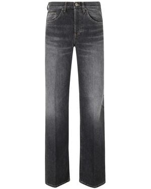Dondup Jacklyn Wide-Leg Jeans - Grey