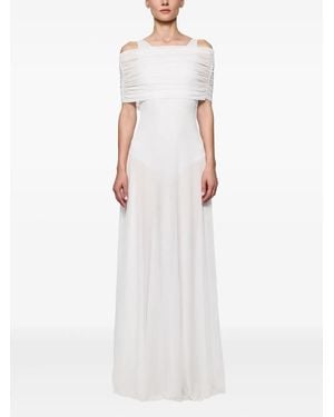 Atu Body Couture Abito Lungo Smanicato - Bianco