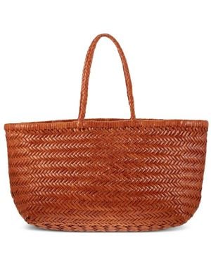 Dragon Woven Triple Jump Big Bag - Brown