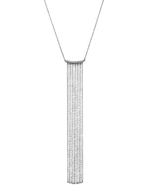 Guzema Chainfall Diamond Necklace - White