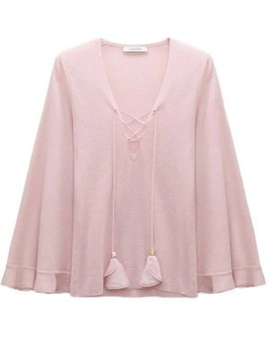 Dorothee Schumacher Refined Essentials Pullover Mit Ausgestellten Ärmeln - Pink