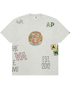 Aape By A Bathing Ape Cotton T-Shirt - White