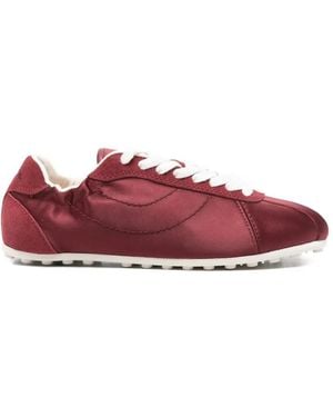 Paul Smith Suede Panel Trainers - Red
