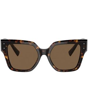 Dolce & Gabbana Square-Frame Sunglasses - Brown