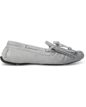 Jimmy Choo Manon Tassel-Detail Loafers - White