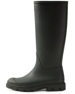 HUNTER Tall Wellington Downpour Boots - Black