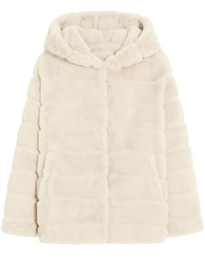Apparis Cappotto Goldy Con Cappuccio - Neutro