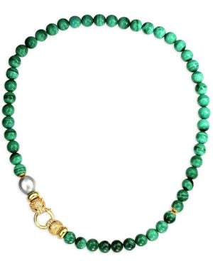 Elle Macpherson Collana Con Perline - Verde