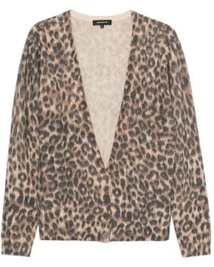 Barbara Bui Leopard-Print Cardigan - Brown