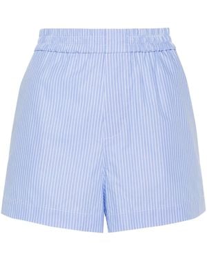 MODES GARMENTS Gestreifte Shorts - Blau