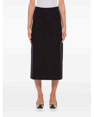 Gabriela Hearst A-Line Midi Skirt - Black