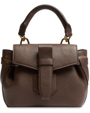 Lancel Mini Charlie Grained Tote Bag - Brown