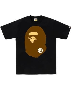 A Bathing Ape Big Ape Head Cotton T-Shirt - Black