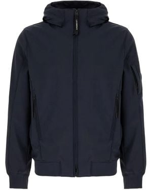 C.P. Company C.P. Shell Hooded Jacket - Blue