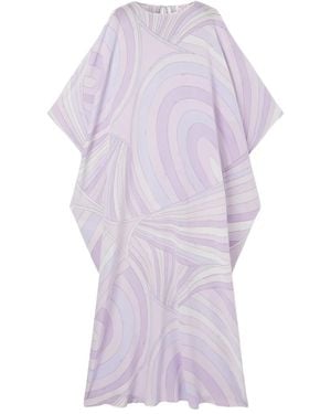 PUCCI Caftán con ondas estampadas - Morado