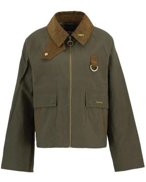 Barbour Corduroy-Collar Jacket - Green
