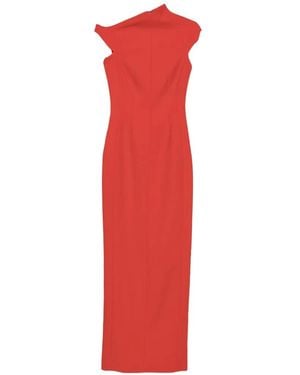 Solace London Arion Maxi Dress - Red