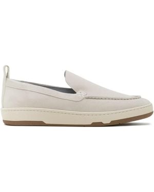 Lanvin ステッチ パネル ローファー - ホワイト