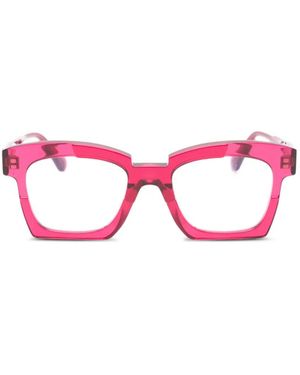 Kuboraum Lunettes De Vue À Monture Géométrique - Pink