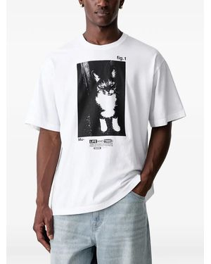 Neighborhood X Osamu Nagahama Graphic-Print T-Shirt - White