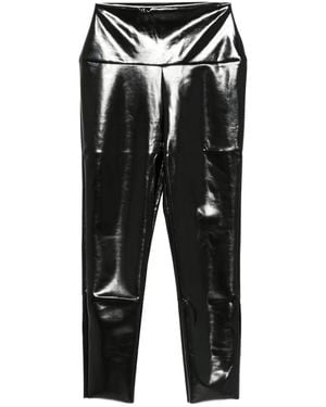 Norma Kamali High Waist Broeken - Zwart