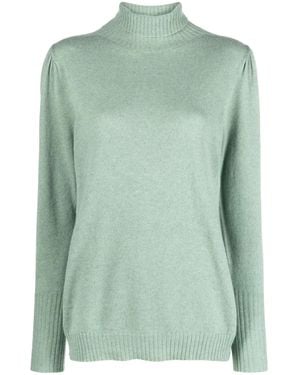 Twinset パフスリーブ カシミアセーター - グリーン