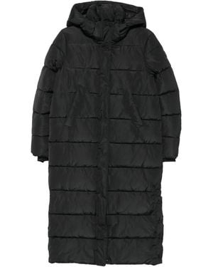 SERGIO MORETTI FIRENZE Hooded Padded Coat - Black
